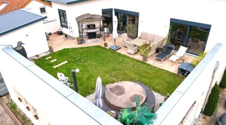 Luftbild Dachterrasse