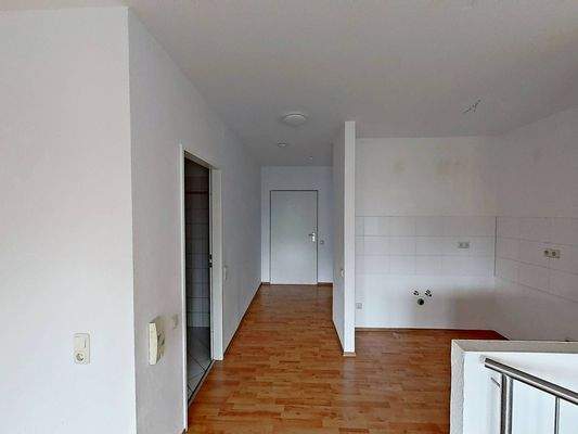 Ansicht IV: Wohn- und Esszimmer