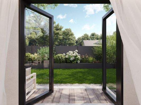 Blick in den Südgarten