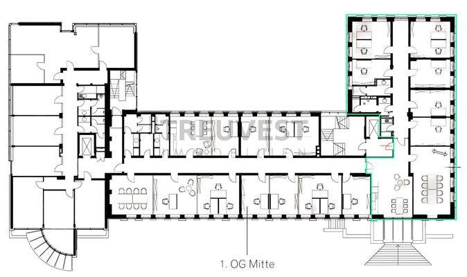 1.OG rechts markiert