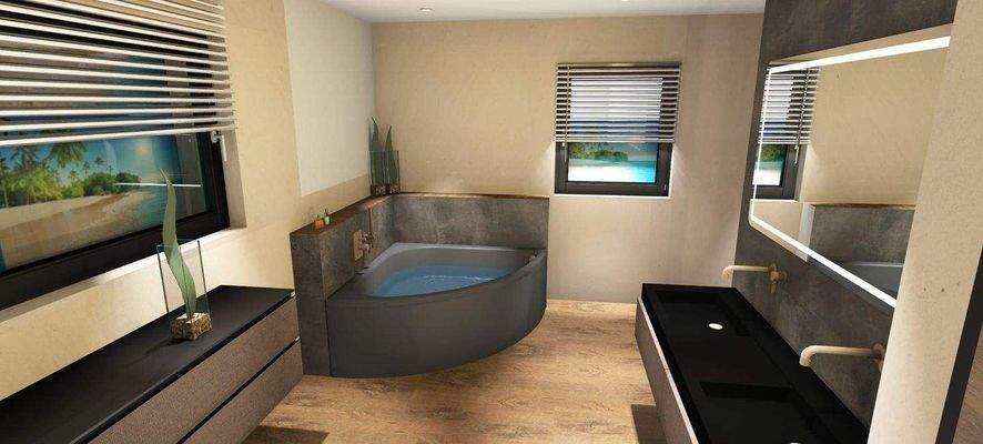 Hauptbadezimmer im Obergeschoss - S1 - Blick 1