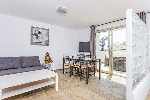 Wohnbereich des Apartments