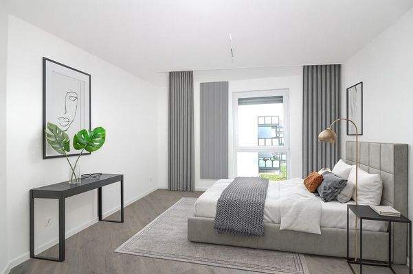 Einrichtungsbeispiel Schlafzimmer