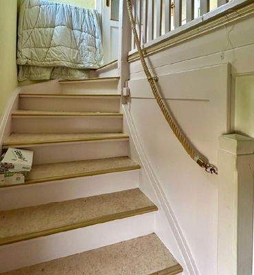 Treppe zum Obergeschoss