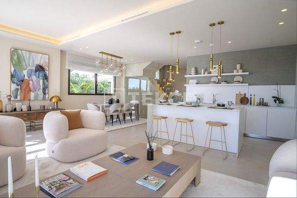 Ready to Move Beachfront Villa in a Gated Community in Marbella