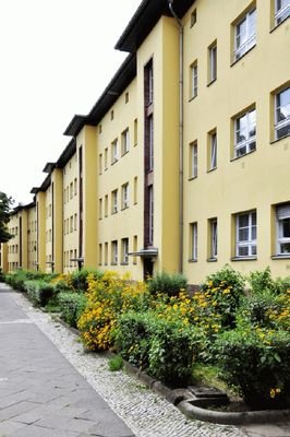 Sanierte Fassade im Erlenhof