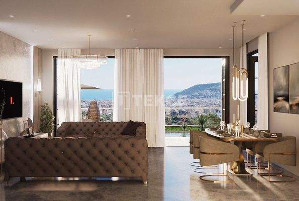 Sea View Villas with Smart Homes Technology in Alanya