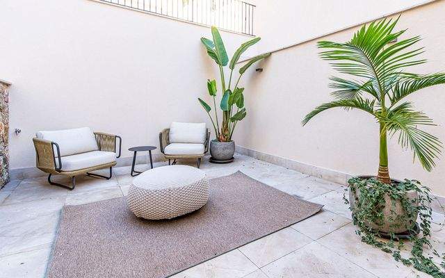 Privater Patio vom Hauptschlafzimmer