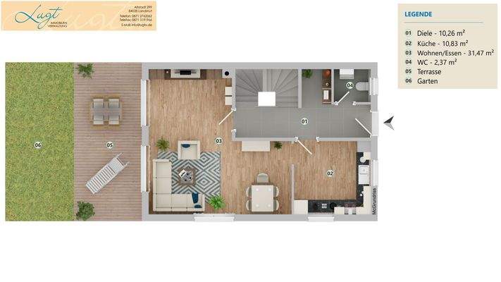 Erdgeschoss DHH links