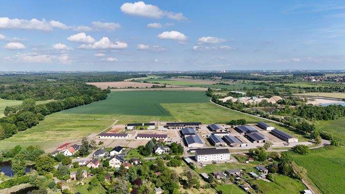 Blick Richtung Pferdehof