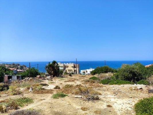 Kreta, Rethymno: Investitionsgrundstück mit Meerblick nahe Stadtzentrum zu verkaufen