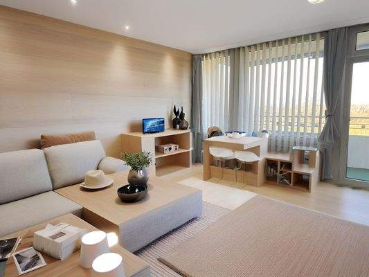 Wohnzimmer mit Essplatz