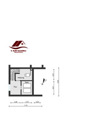Altenteil Grundriss 2  Flur zu