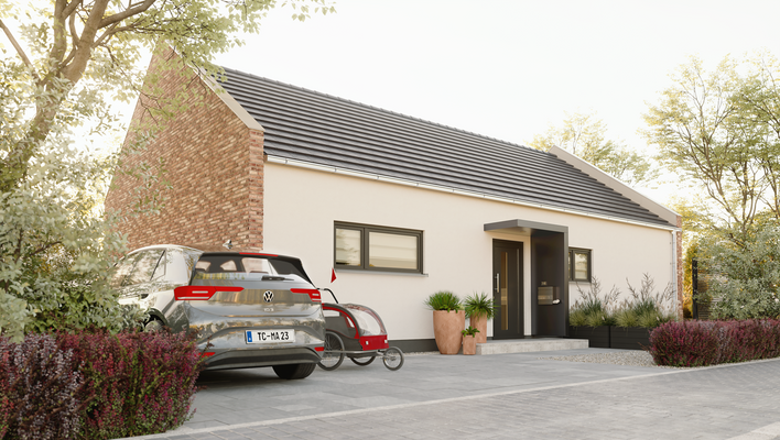 Bungalow 100 englischer Giebel