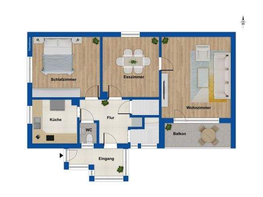 Grundriss Erdgeschoss