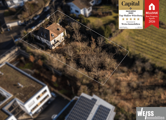 Grundstück von oben