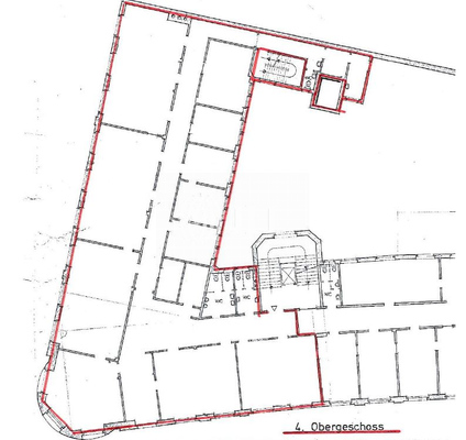 Grundriss 4. OG - 605 m²