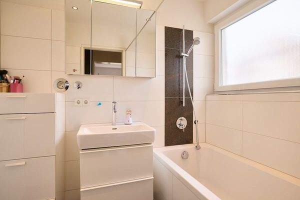 Blick in das Badezimmer