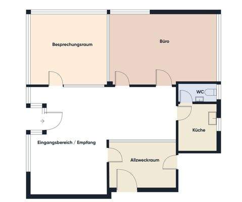 Grundriss ohne Maßstab /Erdgeschoss