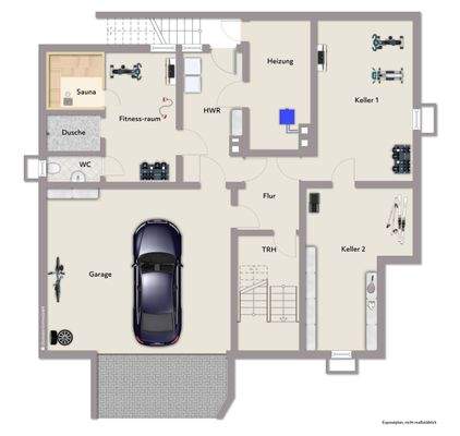 Grundriss Kellergeschoss