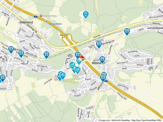 Geolyzer Kartenausschnitt