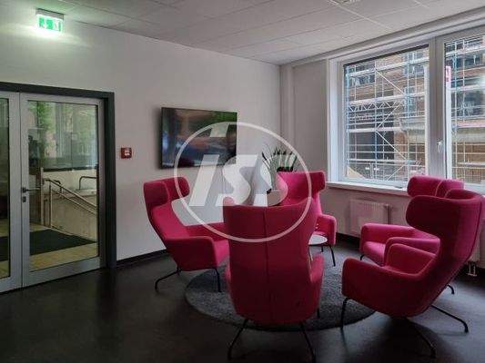 Kantinenbereich im Erdgeschoss