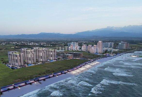 Seafront Apartments in a Complex in North Cyprus Gaziveren
