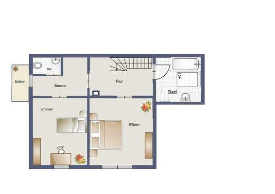 Grundriss Dachgeschoss