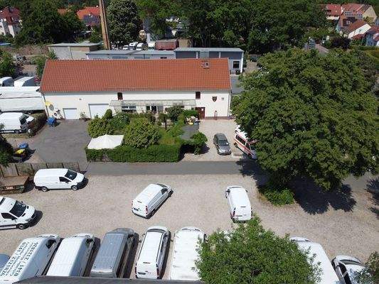 Luftbild des Grundstücks