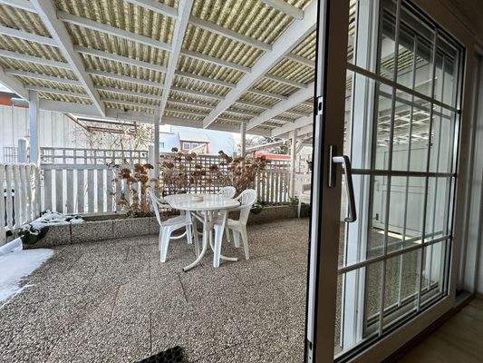 Überdachte Terrasse
