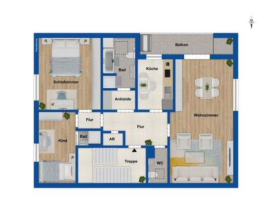 Grundriss Dachgeschoss