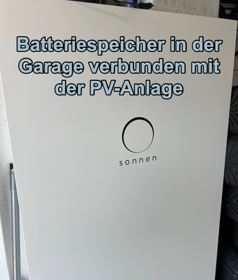 Batteriespeicher (Marke Sonnen, dt. Hersteller)
