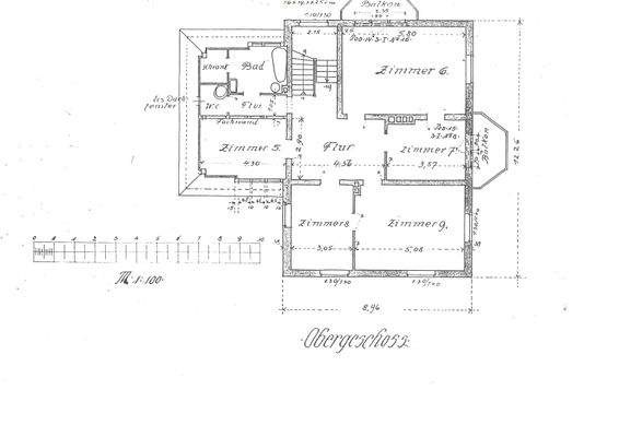 Grundriss Obergeschoss