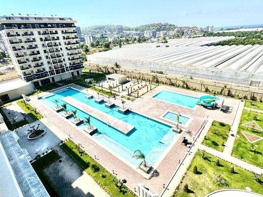 New build Properties with Sea View in a Complex in Alanya
