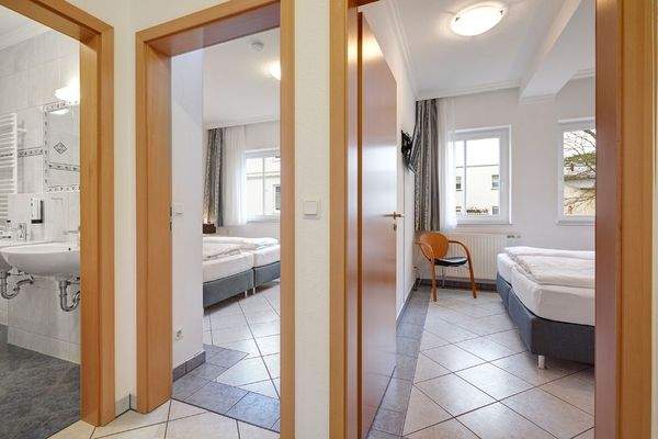 Blick in die Schlafzimmer