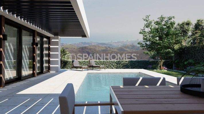 Detached Houses with Garden and Customizable Design in Mijas