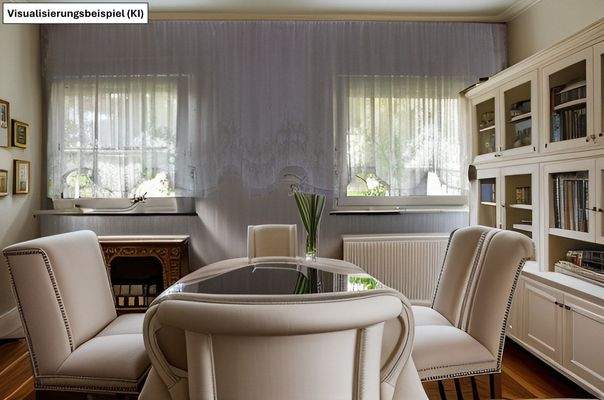 Gästezimmer Erdgeschoss als Einrichtungsbeispiel (von KI erstellt)