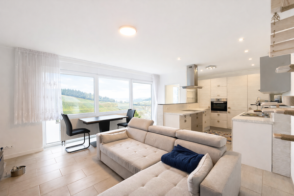 Wohnzimmer: Blick Terrasse