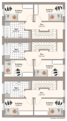 Obergeschoss Var. 2