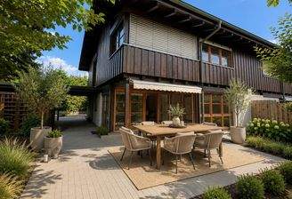 Visualisierung für Terrasse