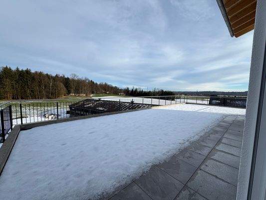 Sicht auf die Terrasse 