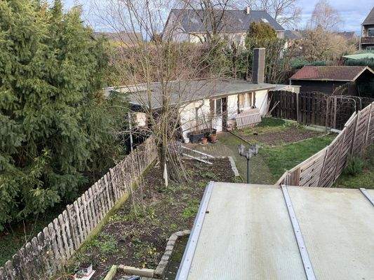 Garten mit Sicht von oben