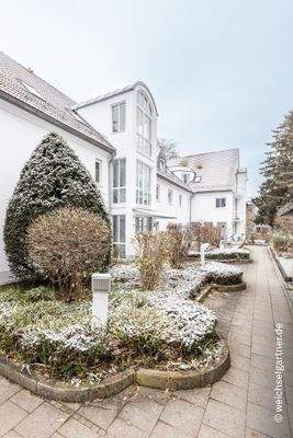 Hauseingang, im Innenhof 