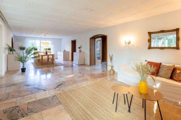 Wohnzimmer Esszimmer "Küche" gesamt