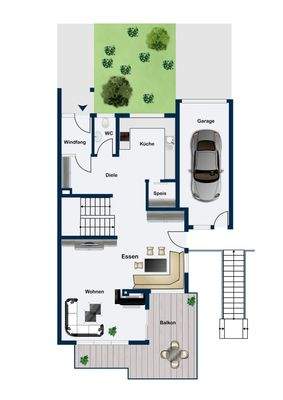 Grundriss Erdgeschoss