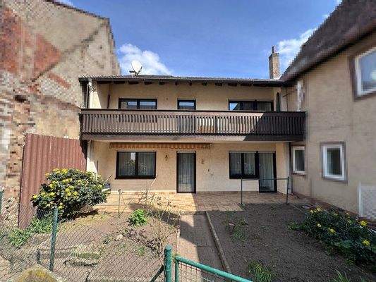 Rückansicht, Wohnhausanbau