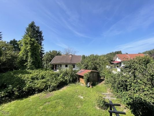 Blick vom Balkon nach Westen