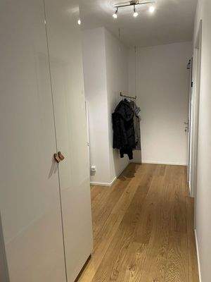 Flur aus Richtung Schlafzimmer