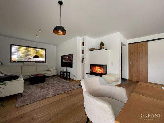 Wohnraum mit Kaminofen