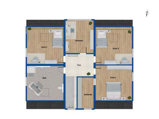 Grundriss Dachgeschoss